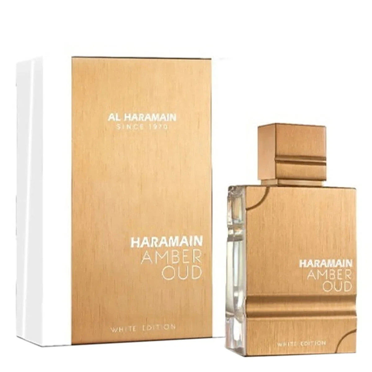 Haramain Amber Oud White Edition Extrait de Parfum 100ml – Luxury Fresh Sweet Unisex Fragrance | Free USA 3-Day Delivery