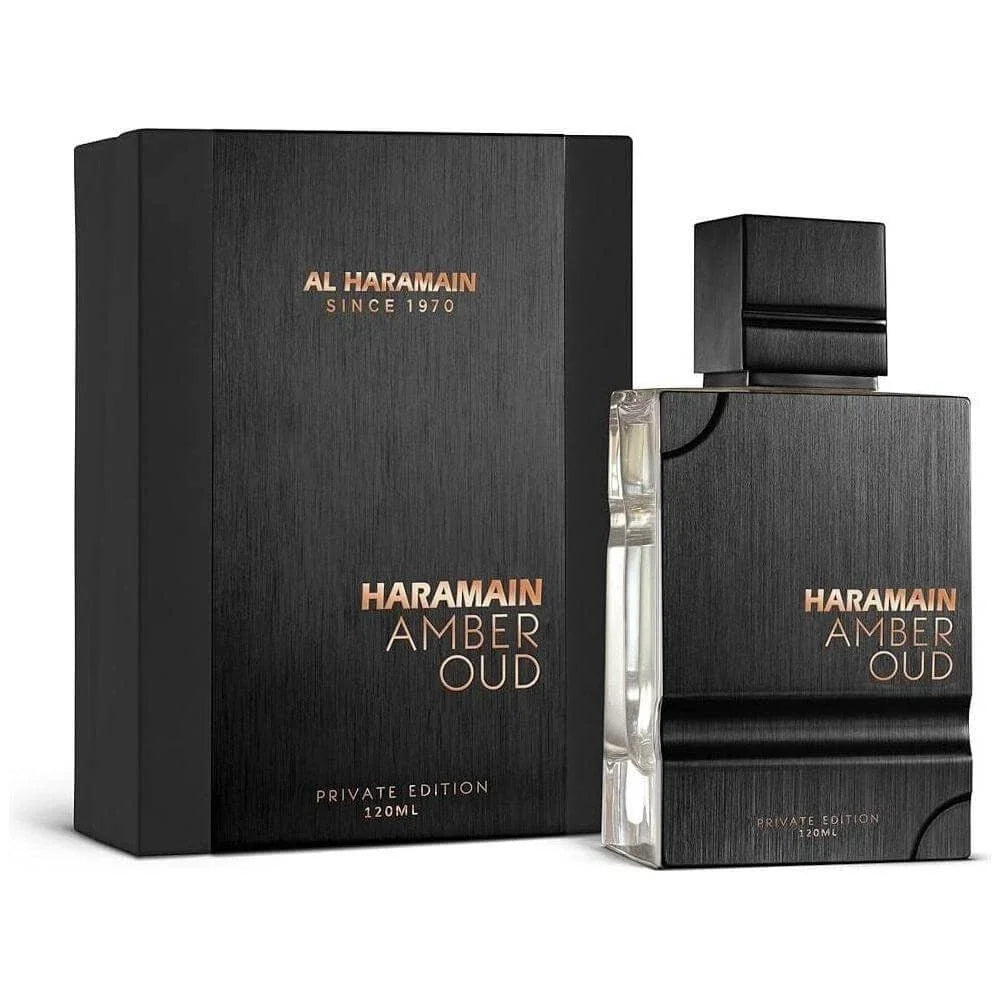Haramain Amber Oud Private Edition Extrait de Parfum 120ml – Luxury Woody Oriental Unisex Fragrance | Free USA 3-Day Delivery