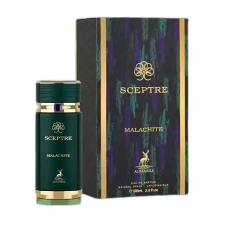 Maison Alhambra Sceptre Malachite Eau De Parfum 100ml Unisex – Luxury Exotic Fragrance | Free USA 3-Day Delivery