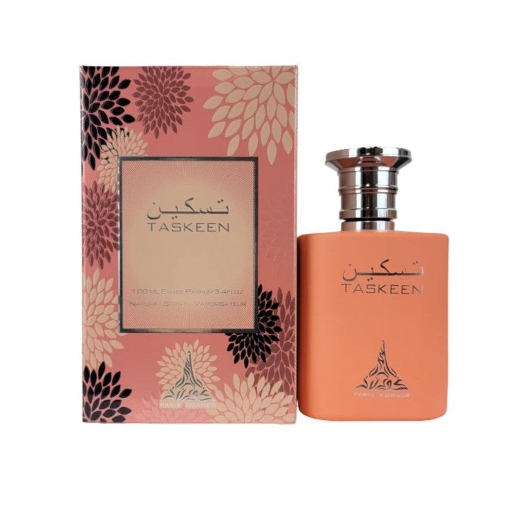 Taskeen Eau de Parfum 3.4 oz by Paris Corner – Elegant Floral Fruity Perfume | Free USA 3-Day Delivery