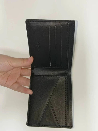 Louis Vuitton Men’s Monogram Macassar Canvas Wallet – Authentic Black Designer Luxury Bi-Fold | Free 3–5 Day USA Shipping