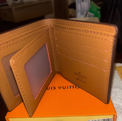 Louis Vuitton Brown Monogram Bifold Wallet for Men – Authentic Classic Designer Luxury | Free 3–5 Day USA Shipping