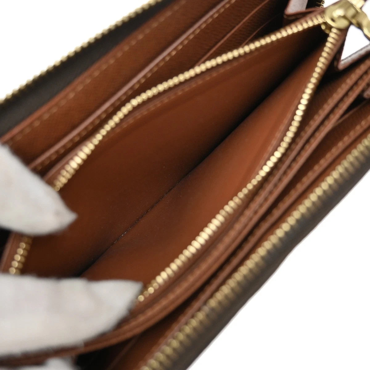 Louis Vuitton Long Zippy Wallet Monogram Leather Brown – Made in France Authentic Luxury Organizer | Free 3–5 Day USA Shipping