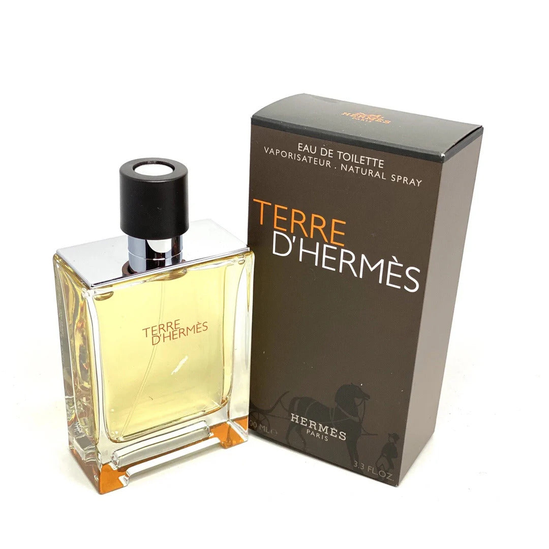 Terre D’Hermès by Hermès 3.3 fl.oz Eau De Toilette for Men – Authentic Luxury Scent | Free 3–5 Day USA Shipping
