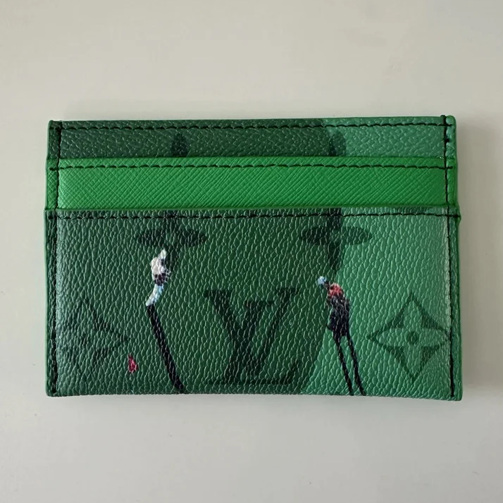 Louis Vuitton Golf Double Card Holder – Authentic Luxury Monogram Designer Card Case | Free 3–5 Day USA Shipping