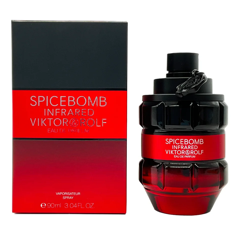 Viktor & Rolf Spicebomb Infrared Eau de Parfum 3.04 oz – Men’s Cologne | Authentic | New & Sealed | Free USA Shipping