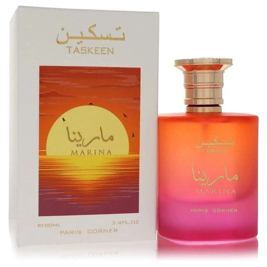 Paris Corner Taskeen Marina Eau de Parfum 100ml – Tropical Fruity Floral Unisex Fragrance | Free USA 3-Day Delivery