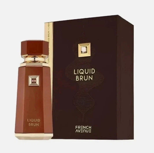 French Avenue Liquid Brun Eau de Parfum 3.4 oz / 100ml Men’s Luxury Fragrance – Warm Sweet Woody Scent | Free USA 3-Day Delivery