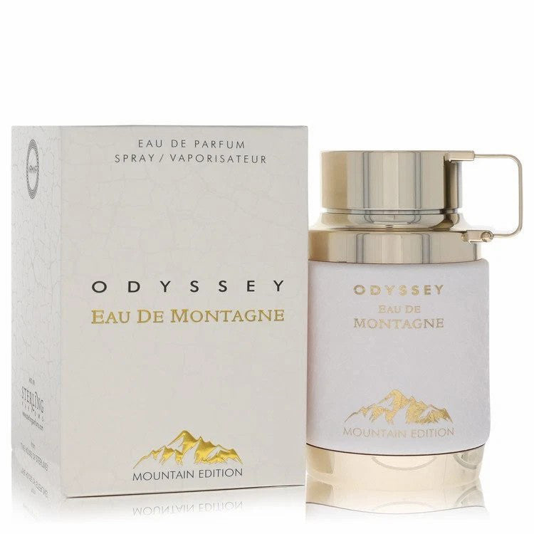Armaf Odyssey Eau de Montagne EDP 100ml | Creamy Gourmand Perfume | Almond, Vanilla, Cacao, Sandalwood & White Flowers | Free Delivery All Over USA
