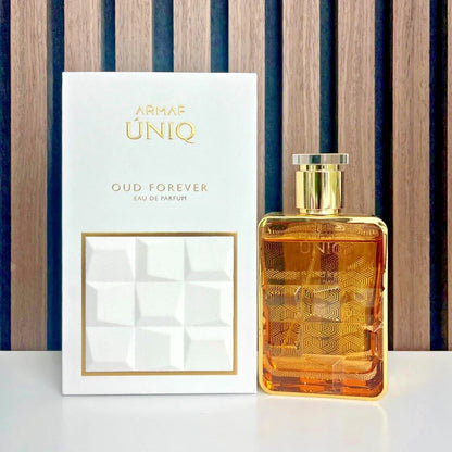Armaf UNIQ Oud Forever EDP 100ml | Luxury Unisex Perfume | Saffron, Cardamom, Jasmine, Patchouli & Ambroxan | Free Delivery All Over USA