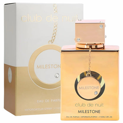 Armaf Club de Nuit Milestone EDP 105ml | Luxury Unisex Aquatic Perfume | Bergamot, Marine Accord, Violet, Sandalwood & Vetiver | Free Delivery All Over USA