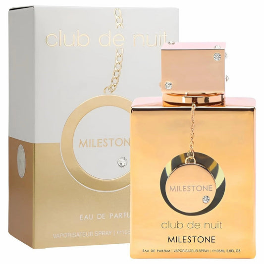 Armaf Club de Nuit Milestone EDP 105ml | Luxury Unisex Aquatic Perfume | Bergamot, Marine Accord, Violet, Sandalwood & Vetiver | Free Delivery All Over USA
