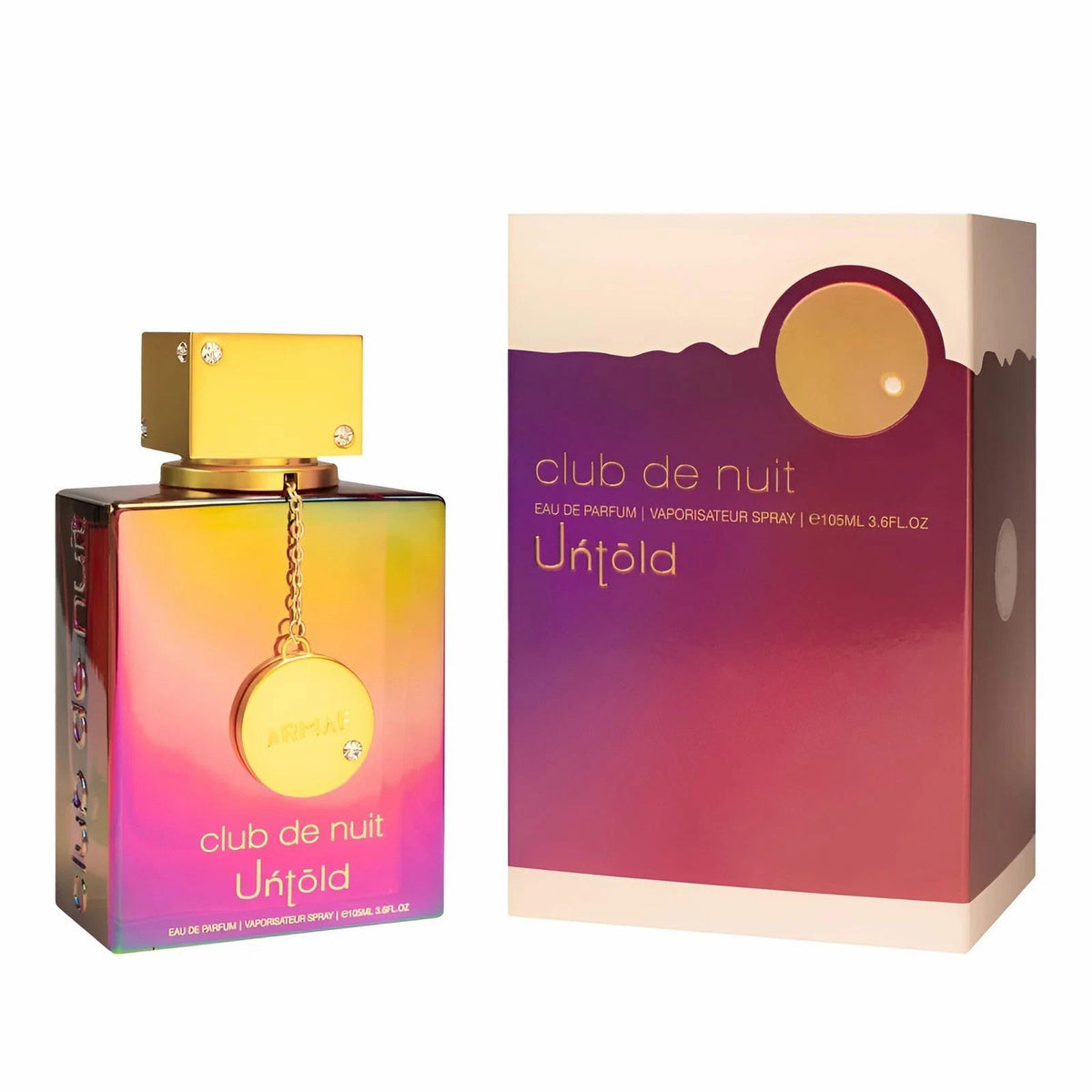 Armaf Club de Nuit Untold EDP 105ml | Luxury Unisex Amber Perfume | Saffron, Jasmine, Amberwood & Cedar | Best Baccarat Rouge 540 Alternative | Free Delivery USA