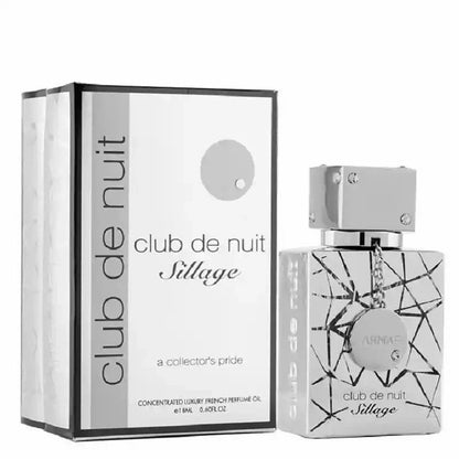 Armaf Club de Nuit Sillage Concentrated Perfume Oil 18ml | Collector's Pride | Bergamot, Lemon, Rose, Sandalwood & Ambroxan | Free Delivery All Over USA