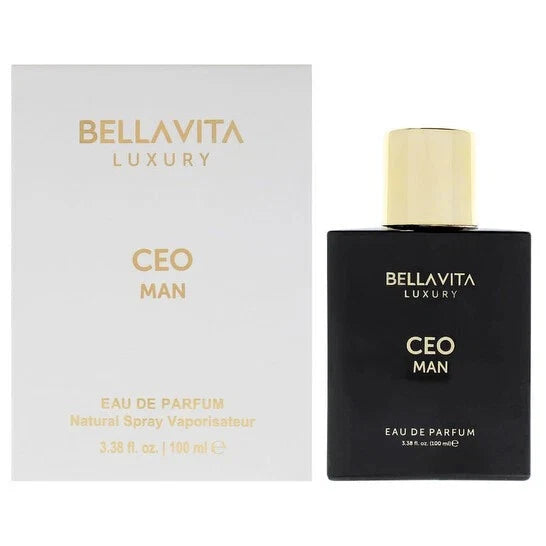 Bella Vita Luxury CEO Man Eau De Parfum 100ml – Long Lasting Men’s Perfume | Premium Fragrance USA | 70% OFF + Free Shipping
