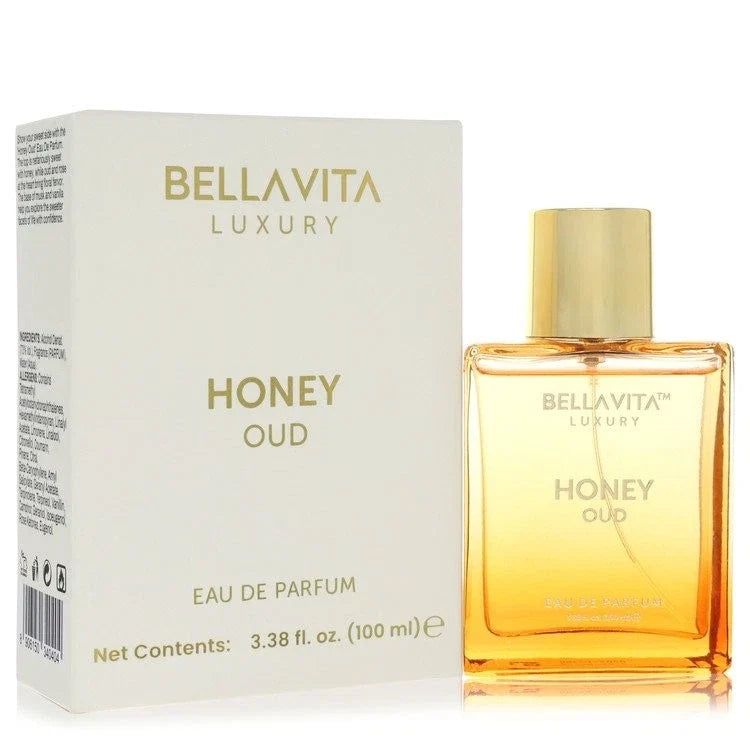 Bella Vita Luxury Honey Oud Eau De Parfum 100ml – Long Lasting Unisex Perfume | Premium Oud Fragrance USA | 70% OFF