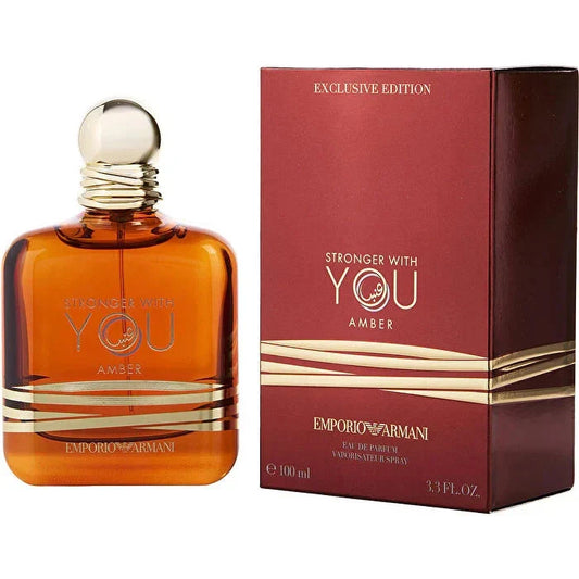 Giorgio Armani Stronger With You Amber Eau de Parfum 3.4 oz – Men’s Luxury Fragrance | 70% OFF | Free USA Shipping