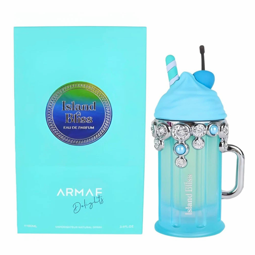 Armaf Delights Island Bliss EDP 100ml | Tropical Women's Perfume | Wild Berries, Coconut, Orange Blossom, Water Lily & Vanilla | Free Delivery All Over USA