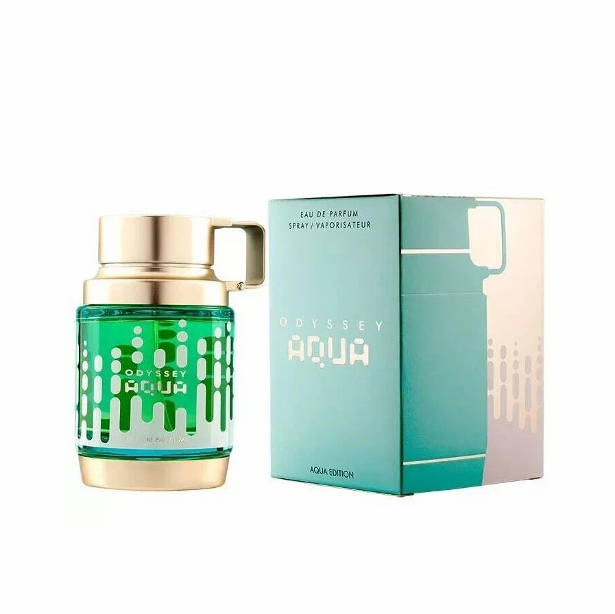 Armaf Odyssey Aqua EDP 100ml | Men's Fresh Woody Cologne | Grapefruit, Artemisia, Lavender, Mint & Ambroxan | Free Delivery All Over USA