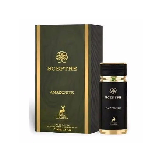 Maison Alhambra Sceptre Amazonite Eau De Parfum 100ml Unisex – Luxury Woody Fragrance | Free USA 3-Day Delivery
