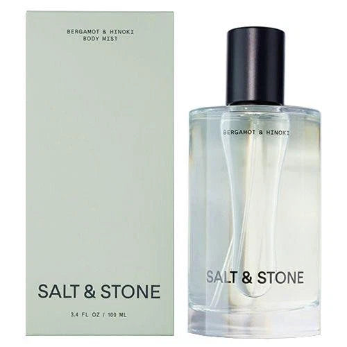 Salt & Stone Bergamot & Hinoki Body Mist 3.4 oz – Fresh Woody Citrus Unisex Fragrance Mist | Free USA 3-Day Delivery