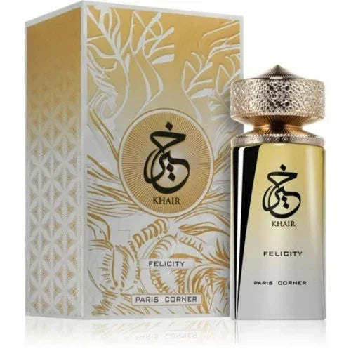 Khair Felicity Eau de Parfum 3.4 oz by Paris Corner – Luxury Sweet Floral Unisex Perfume | Free USA 3-Day Delivery