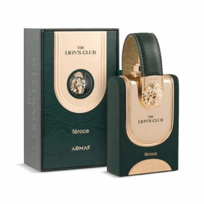 Armaf The Lion's Club Féroce EDP 100ml | Luxury Unisex Woody Perfume | Clary Sage, Saffron, Oud, Agarwood & Vetiver | Free Delivery All Over USA